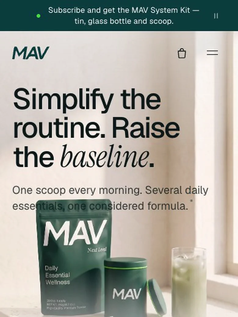 MAV — Website walkthrough